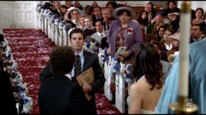 We should all be so lucky to have Caroline interrupt our nuptials.
